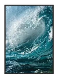 obraz-plakat-w-ramie-53x73-cm-fala-p822