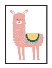 obraz-plakat-w-ramie-a4-cm-alpaka-pd251