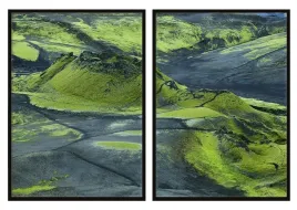 obraz-plakaty-w-ramie-33x43cm-dyptyk-komplet-2-obrazow-islandia-gory-p757