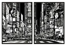 obraz-w-ramie-33x43cm-dyptyk-komplet-2-obrazow-nowy-jork-new-york-city-p709