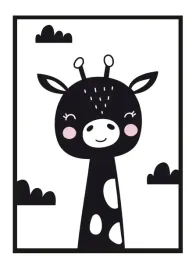obraz-plakat-w-ramie-33x43-cm-zyrafa-scandi-pd336