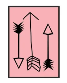 obraz-plakat-w-ramie-33x43-cm-strzaly-p154