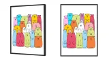 obraz-plakat-w-ramie-33x43-cm-misie-p142-stan-nowy