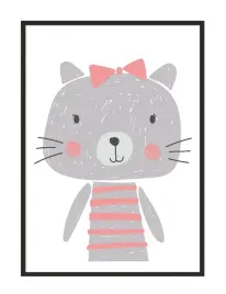 obraz-plakat-w-ramie-33x43-cm-kotek-p143