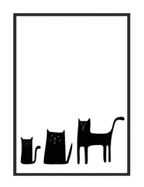 obraz-plakat-w-ramie-33x43-cm-koty-p140