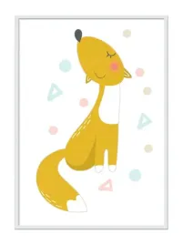 obraz-plakat-w-ramie-33x43-cm-lis-pd209