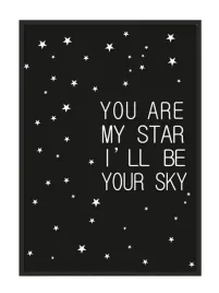 obraz-plakat-w-ramie-33x43-cm-star-p005
