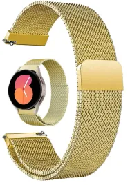 zloty-stalowy-pasek-magnetyczny-mesh-opaska-milanese-22mm-do-zegarkow-46mm