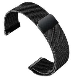 czarny-stalowy-pasek-magnetyczny-mesh-milanese-opaska-18mm-do-zegarkow-40mm