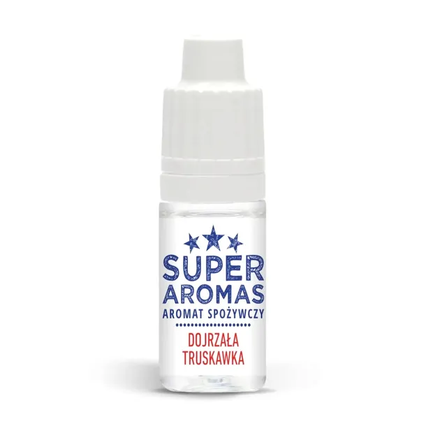 SUPER AROMAS Aromat Spożywczy DOJRZAŁA TRUSKAWKA 10 ml