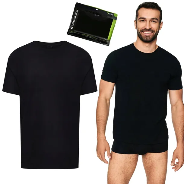 KOSZULKA MĘSKA Henderson Green Line T-SHIRT z WISKOZY bambusowej - XL