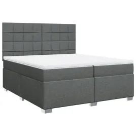 lozko-kontynentalne-200-x-200-cm-ciemnoszare-z-regulowanym-zaglowkiem