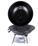 grill-bbq-okragly-chromowany-ruszt-stan-opakowania-oryginalne