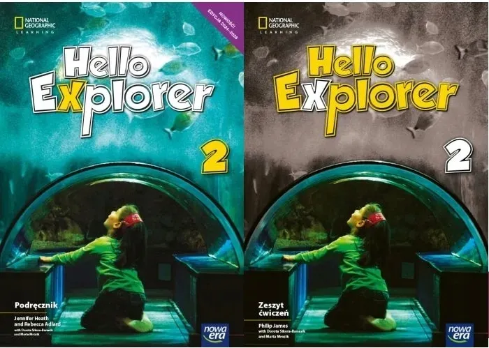 ZESTAW Hello Explorer 2 NEon Podręcznik+Zeszyt ćwiczeń