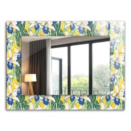 lustro-z-nadrukiem-do-lazienki-sypialni-salonu-kwiaty-i-liscie-xxl-80x60-cm