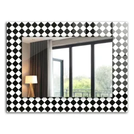 ozdobne-lustro-do-salonu-kuchni-lazienki-czarno-biala-szachownica-80x60-cm