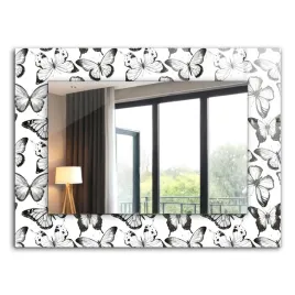 lustro-z-nadrukiem-do-lazienki-sypialni-salonu-czarno-biale-motyle-80x60-cm