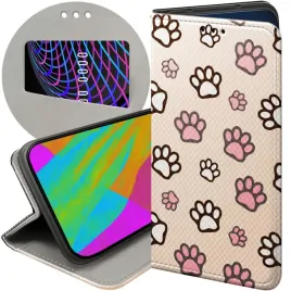etui-z-klapka-do-motorola-moto-edge-40-pro-wzory-lapki-slady-lapa-stopa