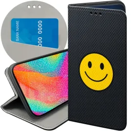 etui-z-klapka-do-motorola-moto-edge-40-pro-wzory-usmiech-smile-emoji-case