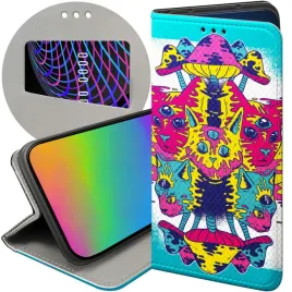 etui-z-klapka-do-motorola-edge-50-pro-wzory-psycho-lsd-psychodelic-grzybki