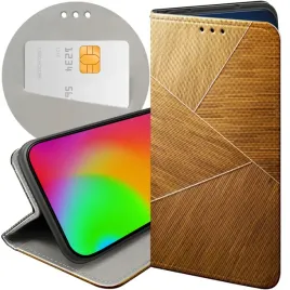 etui-z-klapka-do-motorola-moto-edge-40-pro-wzory-brazowe-drewniane-brown