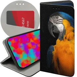 etui-z-klapka-do-motorola-edge-50-pro-wzory-papuga-papuzka-tukan-futeral