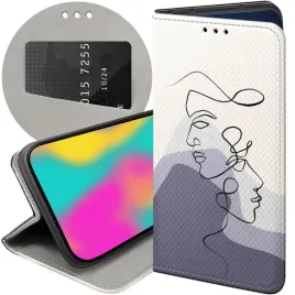 etui-do-motorola-moto-edge-40-pro-wzory-continuous-line-art-kreska-linie