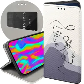 etui-do-motorola-edge-50-pro-wzory-continuous-line-art-kreska-linie-futeral