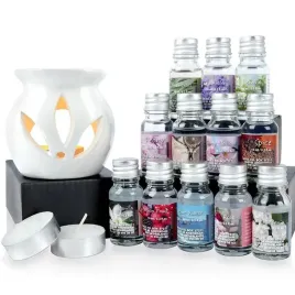 kominek-zapachowy-ceramiczny-z-olejkami-zapachowymi-i-swiecami-tealight