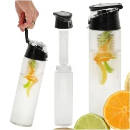 butelka-bidon-na-wode-wklad-na-owoce-800ml-czarna-na-spacer-podroz-piknik