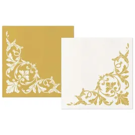 serwetki-airlaid-kwiaty-zloty-bialy-paw-40-cm-50-szt