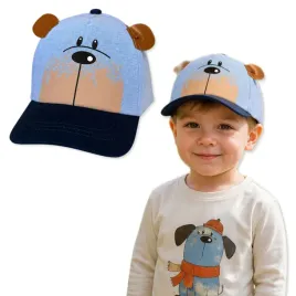 czapka-chlopieca-bejsbolowka-46-50-z-daszkiem-bawelna-regulowana-mis-blekit