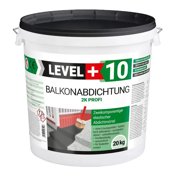 Szlam 2K Folia 20kg Hydroizolacja Balkon Level+10