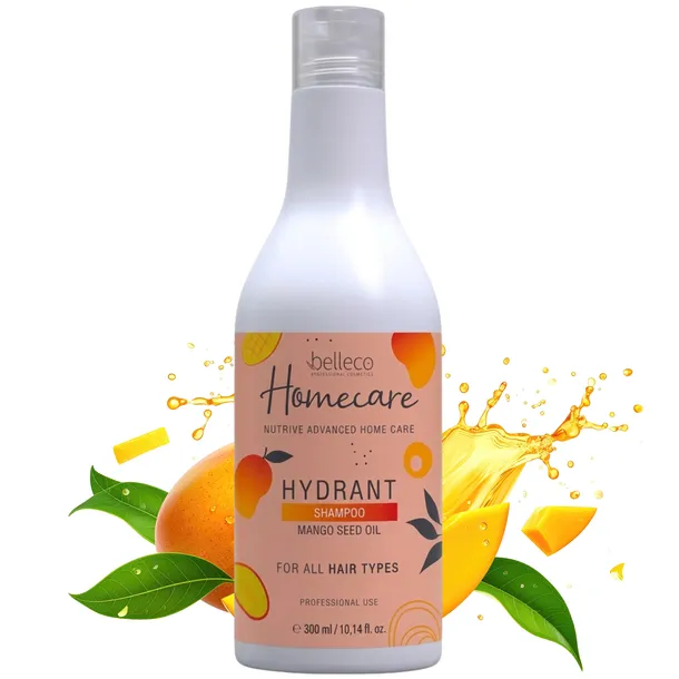Szampon do włosów Regenerujący Nawilżający BELLECO Mango 300ml