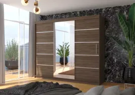 szafa-przesuwna-250-cm-orzech-ciemny-z-lustrem-do-sypialni-salto