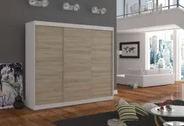 szafa-przesuwna-250-cm-biala-dab-sonoma-do-sypialni-antos