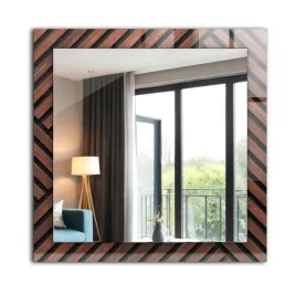 nowoczesne-loftowe-lustro-wiszace-z-nadrukiem-60x60-drewniane-listwy-ukosne