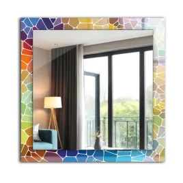 lustro-kwadratowe-z-nadrukiem-60-cm-x-60-cm-kolorowa-mozaika-abstrakcyjna