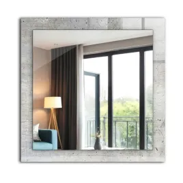 dekoracyjne-lustro-na-sciane-nadruk-dekor-60x60-cm-popekana-betonowa-sciana