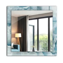 nowoczesne-kwadratowe-lustro-z-nadrukiem-60x60-cm-niebieski-marmur-tekstura