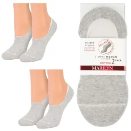 stopki-damskie-bawelniane-z-silikonem-szare-silicon-marilyn-35-38