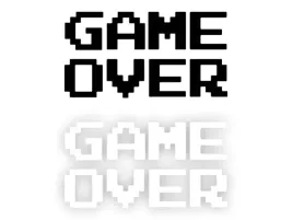 game-over-naklejka-na-samochod-na-auto-kolor