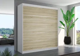 szafa-przesuwna-200-cm-biala-dab-sonoma-do-sypialni-esteva