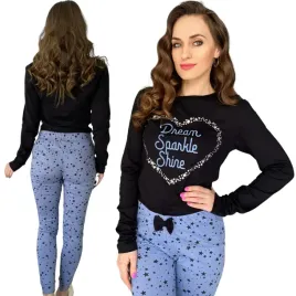 sliczna-miekka-i-wygodna-pizamka-damska-gwiazdki-i-serce-m-girly-czarna