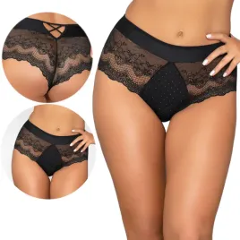 figi-damskie-brazyliany-z-wysokim-stanem-modelujace-xxl-sophia-hw-czarne
