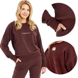 modna-ciepla-bluza-dresowa-damska-taro-bawelniana-z-nadrukiem-xl-brazowa