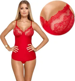 polska-koronkowa-koszulka-czerwona-mikrofibra-cassi-paripari-xxl