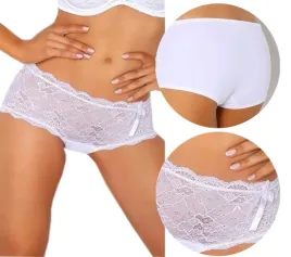 pari-vesta-szorty-z-koronka-i-kokardka-xxl-biale