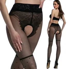 eleganckie-rajstopy-30-den-w-kropki-imitujace-ponczochy-1-2-czarne-lolita