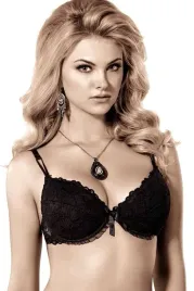 carmen-biustonosz-push-up-z-koronki-czern-85b